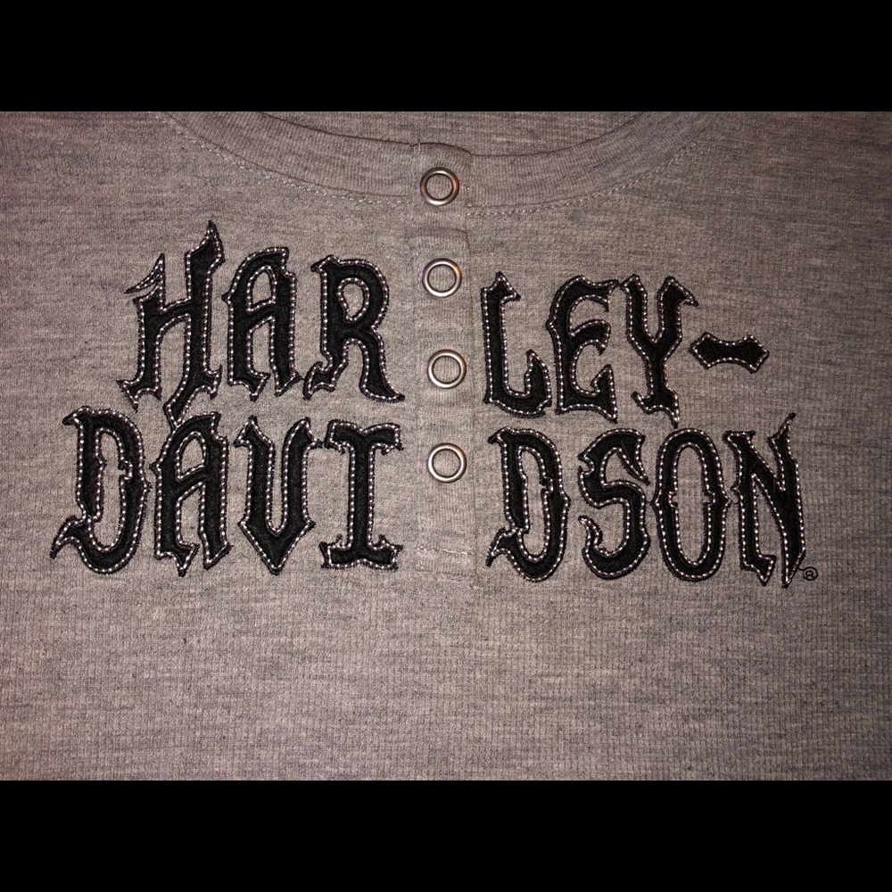 Harley-Davidson Motorclothes Gray Long Sleeve